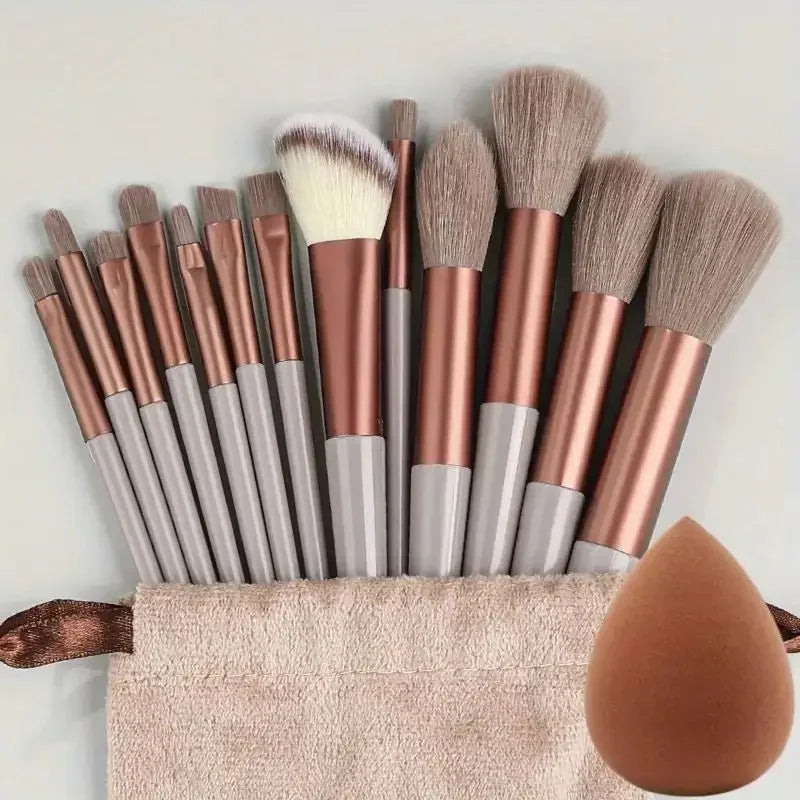 13pcs Premium  Bristle Makeup Brush Set