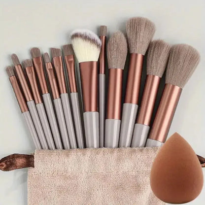 13pcs Premium  Bristle Makeup Brush Set