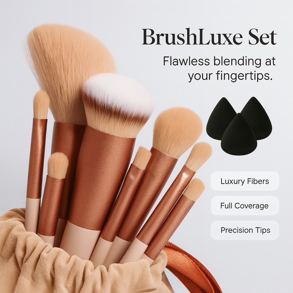 Elevate Your Makeup with the BrushLuxe Set